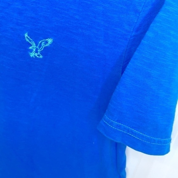 AMERICAN EAGLE OUTFITTERS | MEN’S BLUE SHIRT SIZE LARGE - Picture 3 of 6